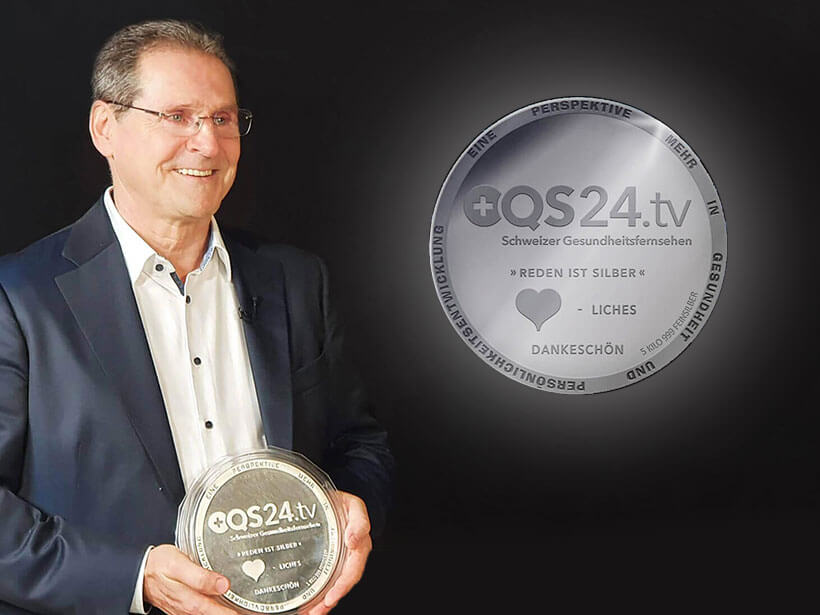 QS24-Gesundheits-Award-Gewinner Bernhard Klein (Entwickler der Kleinschen Felder)
